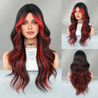 Light Blue Layered Wavy Wig - HairNjoy