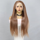 Light Brown Full Head Lace Front Wigs - HairNjoy