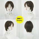 Light Brown Straight Wig - HairNjoy