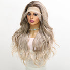 Light Grey Gradient Lace Front Wig - HairNjoy