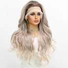 Light Grey Gradient Lace Front Wig - HairNjoy