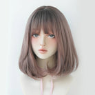 Linen Bob Straight Synthetic Wig - HairNjoy