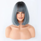 Linen Bob Straight Synthetic Wig - HairNjoy