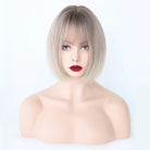 Linen Bob Straight Synthetic Wig - HairNjoy