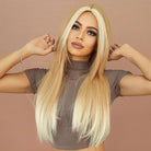 Long Blonde Layered Wig - HairNjoy