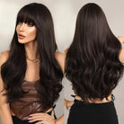 Long Body Wave Synthetic Wig with Bangs - HairNjoy