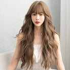 Long Body Wave Wig with Bangs - HairNjoy