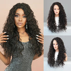 Long Highlight Synthetic Wig - HairNjoy