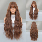 Long Light Blue Curly Wig - HairNjoy