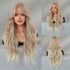 Long Light Blue Curly Wig - HairNjoy