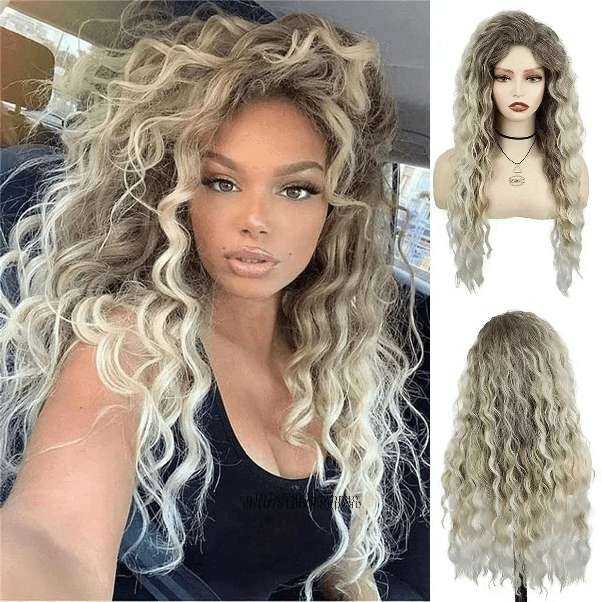 Long Natural Curly Cosplay Wigs - HairNjoy