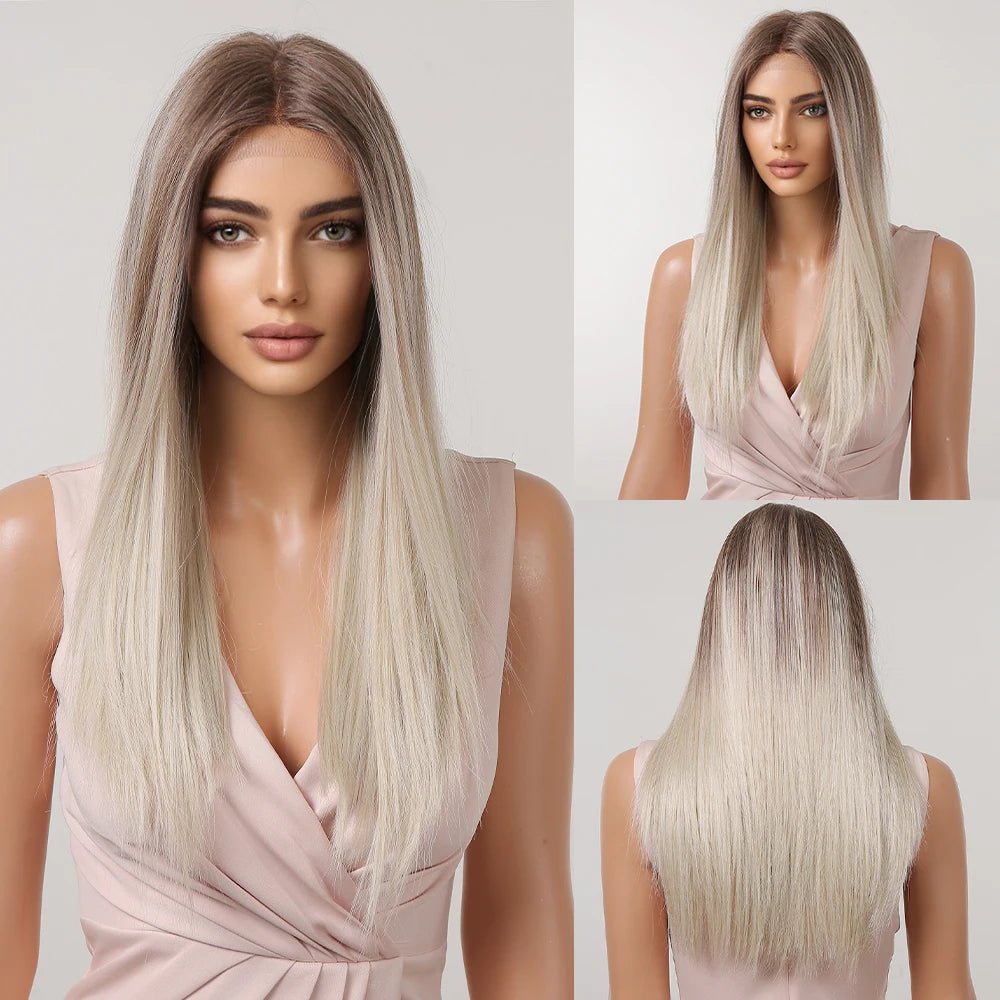 Long ombre Enchantment: Synthetic Wig - HairNjoy