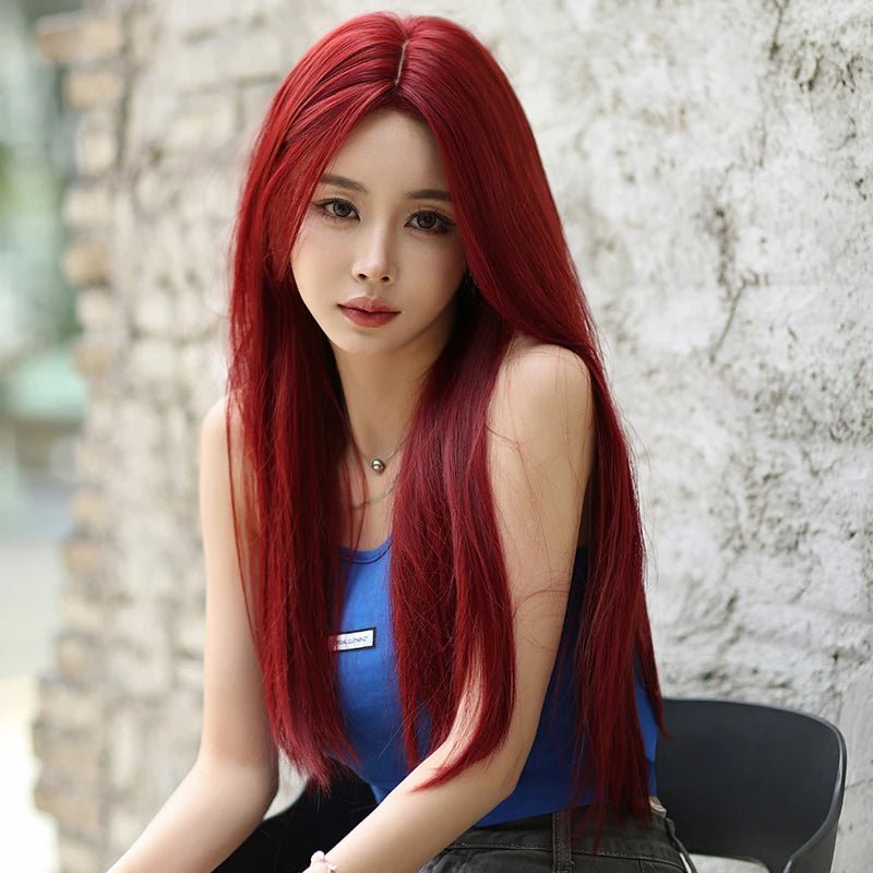 Long Straight Synthetic Costume Wig - HairNjoy