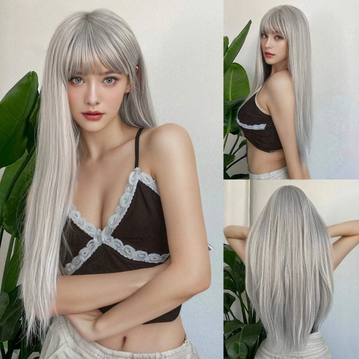 Long Straight Synthetic Wig - HairNjoy