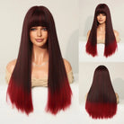 Long Straight Synthetic Wig - HairNjoy