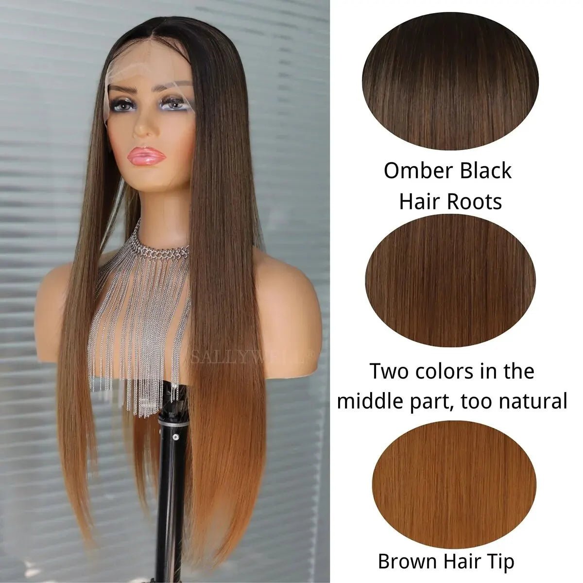 Long Straight Vibrant Synthetic Wig Styles - HairNjoy