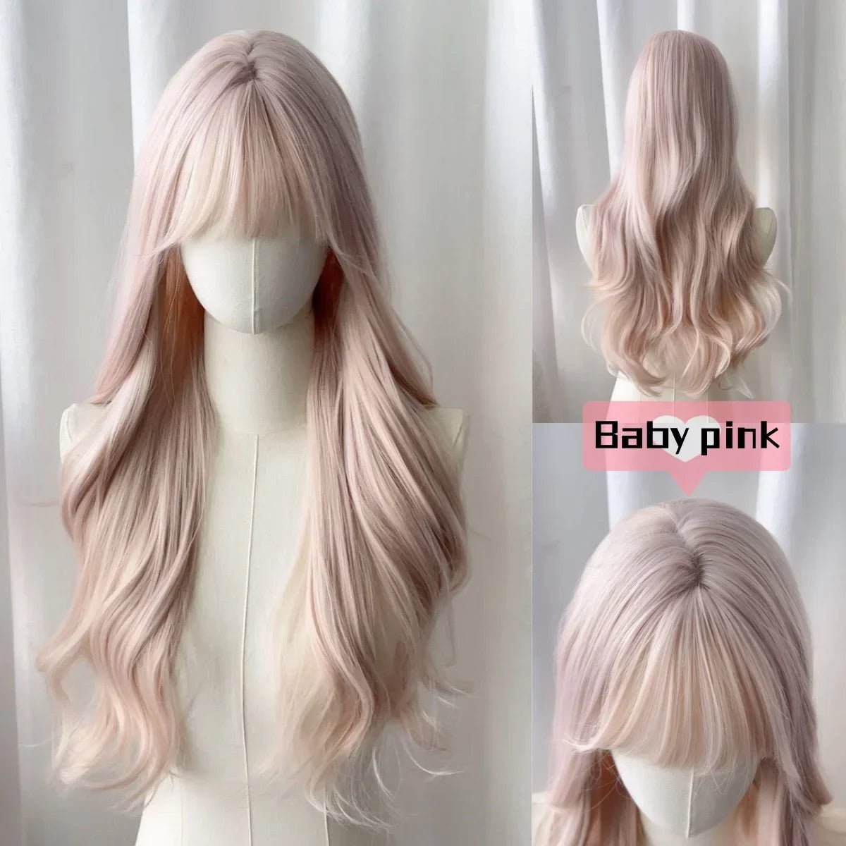 Long Wavy Heat - Resistant Cosplay Wig - HairNjoy