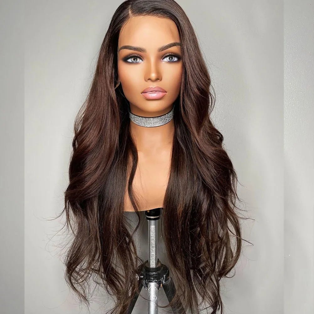 Long Wavy Lace Front Wig – Human Hair - HairNjoy