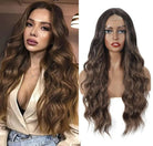 Long Wavy Synthetic Lace Wig - HairNjoy