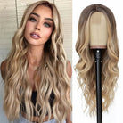 Long Wavy Synthetic Lace Wig - HairNjoy