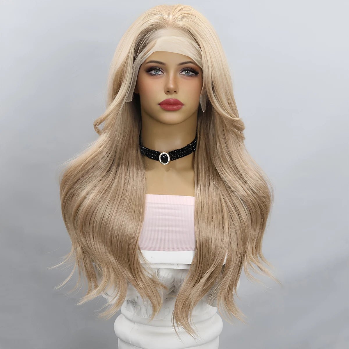 Long Wavy Synthetic Wig - HairNjoy