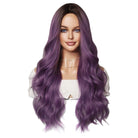 Long Wavy Synthetic Wig with Bangs - HairNjoy