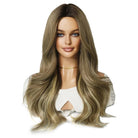 Long Wavy Synthetic Wig with Bangs - HairNjoy