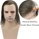 Men’s 12" Straight Toupee - HairNjoy