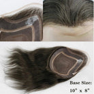 Men’s 12" Straight Toupee - HairNjoy