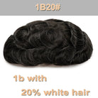 Men's Human Hair Natural Toupee - HairNjoy