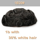 Men's Human Hair Natural Toupee - HairNjoy