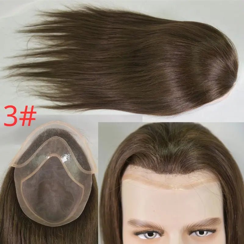 Men's Mono Base Toupee - HairNjoy