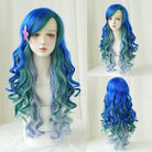 Mermaid Gradient Wavy Wig - HairNjoy