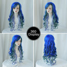 Mermaid Gradient Wavy Wig - HairNjoy