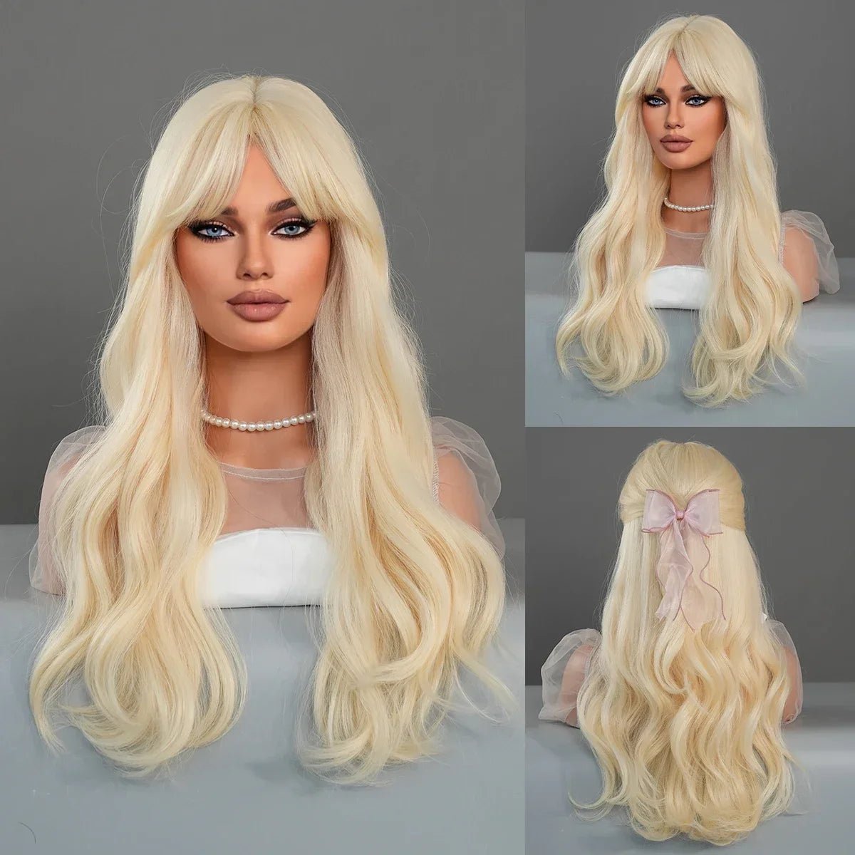 Mermaid Gradient Wavy Wig - HairNjoy