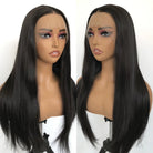 Natural Black Long Straight Synthetic Wigs - HairNjoy