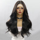 Natural Black Wavy Long Wigs - HairNjoy