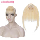 Natural Clip - In Human Hair Bangs Extension - HairNjoy