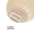 Natural Clip - In Human Hair Bangs Extension - HairNjoy