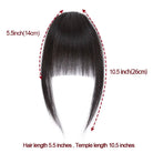 Natural Clip - In Human Hair Bangs Extension - HairNjoy