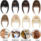 Natural Clip - In Human Hair Bangs Extension - HairNjoy