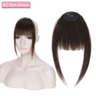 Natural Clip - In Human Hair Bangs Extension - HairNjoy