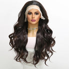 Natural Dark Brown Wavy Wig - HairNjoy