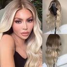 Ombre Ash Blonde Body Wave Wigs - HairNjoy