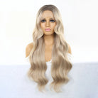 Ombre Ash Blonde Lace Front Wigs - HairNjoy