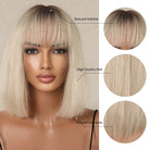 Ombre Blonde Bob Wig - HairNjoy