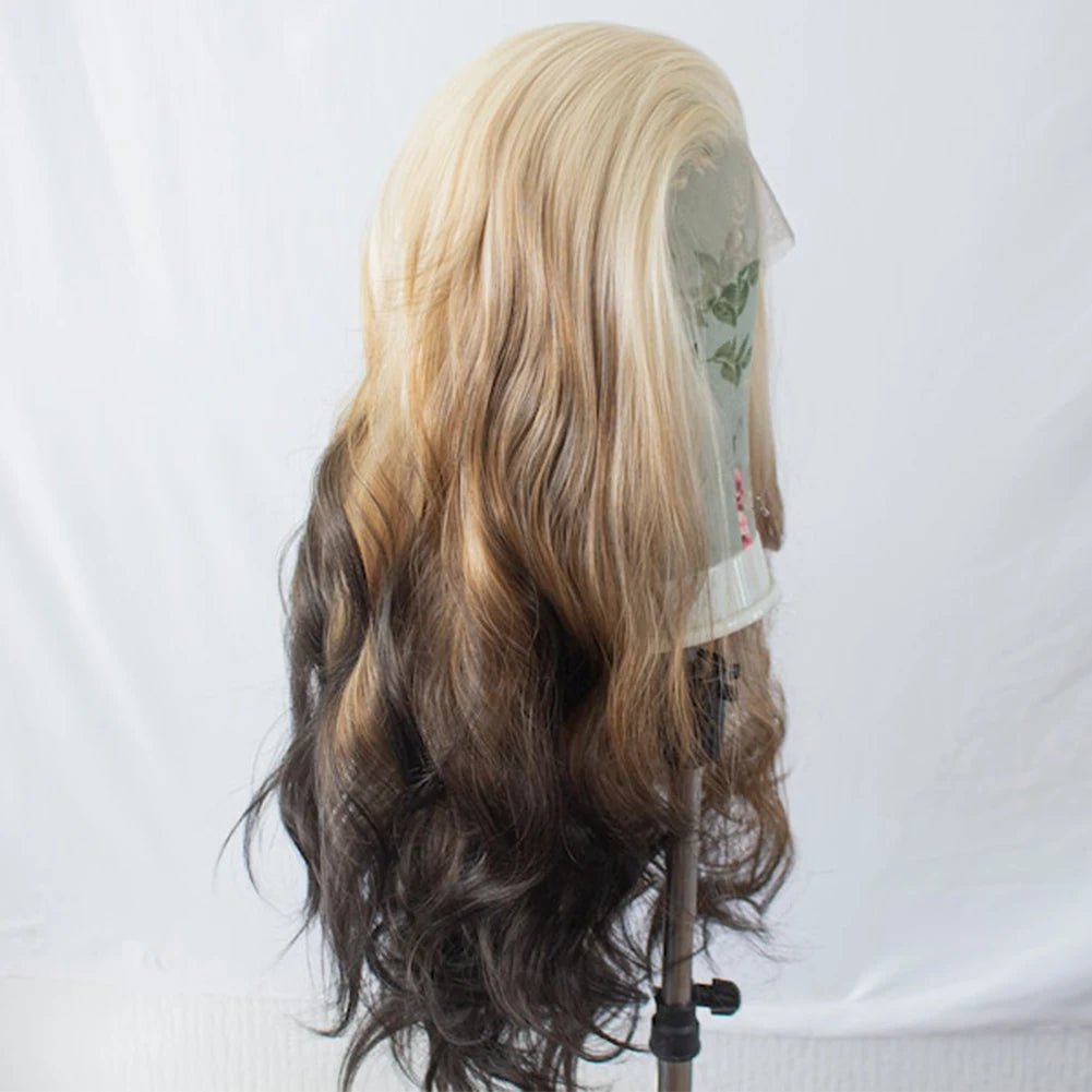 Ombre Blonde Body Wave Lace Front Wig - HairNjoy