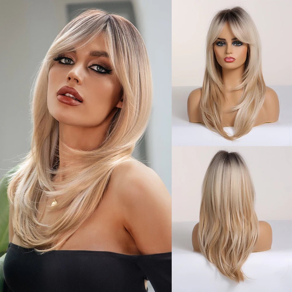 Ombre Blonde Cosplay Wig - HairNjoy