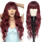 Ombre Blonde Curly Wig with Bangs - HairNjoy