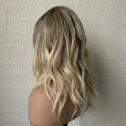 Ombre Blonde Wavy U Part Human Hair Wig - HairNjoy